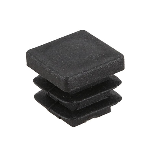 48 Pcs 15mm x 15mm Plastic Square Caps Tube Pipe Inserts End Blanking 2