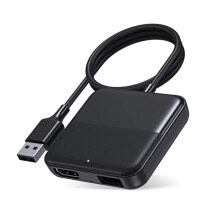 Convertidor de Coche -Adaptador Multimedia Compatible con Cable A Carplay Inalámbrico para Android TV-Stick Game Box
