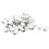 300Pcs Aluminum Crimping Loop Sleeve for 3mm Diameter Wire Rope and Cable 2