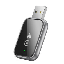 Adaptateur CarPlay Sans Fil 2 en 1 pour /Android  Taille Filaire Vers CarPlay Sans Fil avec Câble Adaptateur