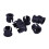 300 Pieces Black Plastic 5mm LED Clip Holder Display Panel Mount Cases 2