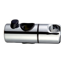 EuroShowers Push Button Shower Slider Bracket - 19mm - Chrome