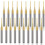 20 Pcs 1/8 Inch 1mm End Mill Bits Titanium Coat Carbide Engraving Milling Cutter CNC Router Bits for PCB Machine 1