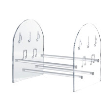 Schallplattenhalter für Den Schreibtisch, Bücher, Zeitschriftenregale, Acryl-Ausstellungsregal für CDs und Schallplatten, Multifunktionales