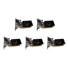 5X GT210 1GB DDR2 64Bit  Card PCIE 2.0 GPU -Compatible DVI VGA Desktop Video Card