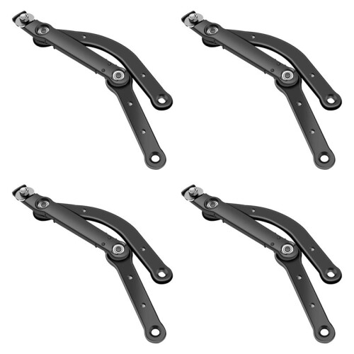 4X Car Front Right Windshield Wiper Arm LHD Front Wiper Arm for  E60 E61 E63 E64 61617185366 Car Accessories