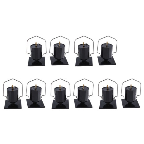 Solar Hanging Display Motor Rotating Small Motor Solar  Wind Spinner Motor Multi-Purposes Rotatable Hook 10Pcs
