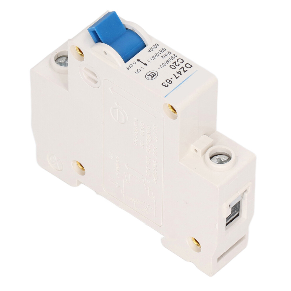 Mini 1P MCB 20A 6000A DIN Rail Breaker