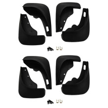 4x Fit for Focus 2 Mk2 Mk2.5 Saloon Sedan 2005-2011 Mudflaps Mud Flap Guards Front Rear 2006-2010