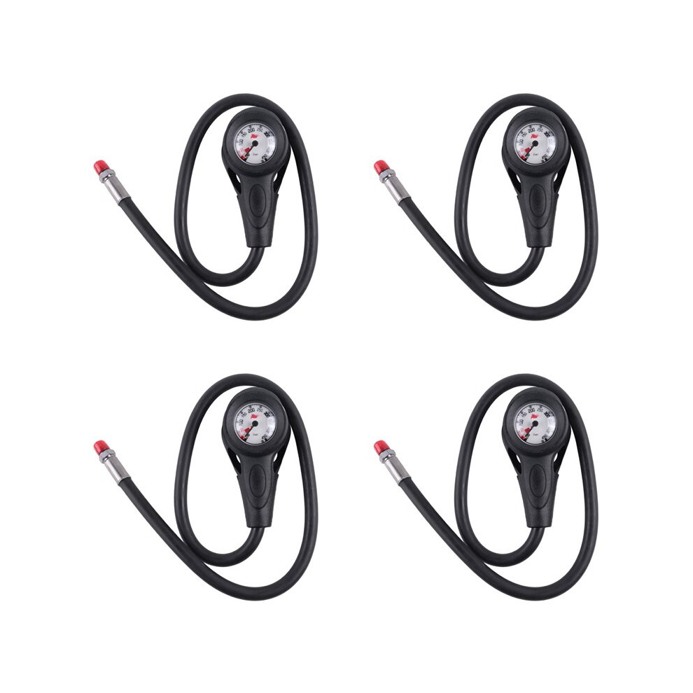 4X Scuba Diving Depth Gauge 300 Bar Diving Air Pressure Gauge Diver Equipment Dive Accessory 4714014097845