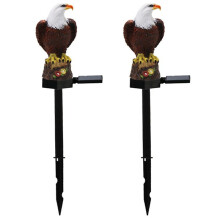 2X Sonnenadler LED Rasen Licht Draussen Garten Villa Dekoration Landschaft Licht LED Adler Boden Stecker Licht