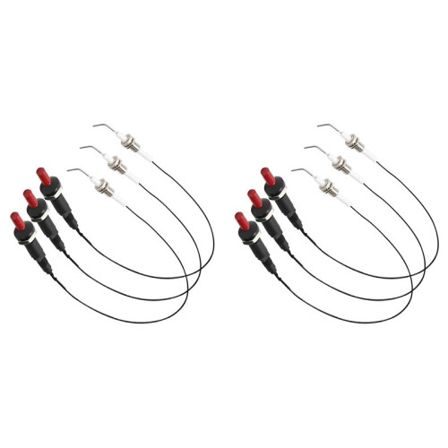 6PCS Universal Ceramic Electrode Ignition  Wire Electronic Device for Grill and Fireplace Gas Stove Heater