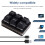 6Keys Copy Paste Search Save Cut Keyboard One Handed OSU Keypad Programmable Mechanical Shortcut Macro Keyboard Black 2