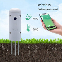 5X Tuya Zigbee Wireless Soil Moisture Meter Temperature Humidity Tester Plant Monitor IP67 Waterproof Detector