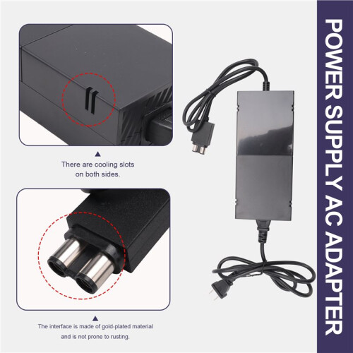 For  One Power Supply Brick with Power Cord,Power Supply AC Adapter Replacement US Plug 2