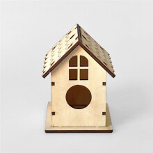 Wooden Bird Nest DIY Birdhouse Wooden Bird Nest Handmade Bird Cage Bird Nest Splicing
