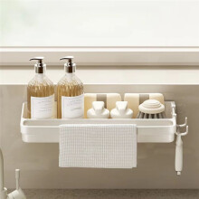 Kitchen Sink Organizer Rack,Expandable Self-Draining Shelf for Sponge,Faucet Storage, Soap Drainer with Design A
