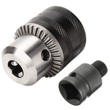 3 Set 1.5-10mm 1/16 Inch - 3/8 Inch Capacity Key Drill Chuck Wrench Converter 1/2 Inch Socket Square Female Adapter