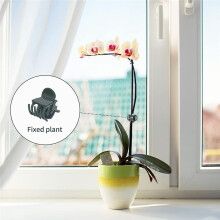 200Pcs Plants Orchid Support Clips Plant Clips Orchid Clip for Supporting Stems Vines Stalks Climbing Plant Grow Upright