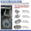 Universal Brake Caliper Tool Heavy Duty Brake Caliper Spreader Tool for Multi-Piston Brake Piston Compressor Tool Silver 2