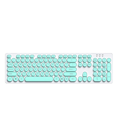 TF770 2.4G Wireless Keyboard Mouse Combo 104 Keys Blue
