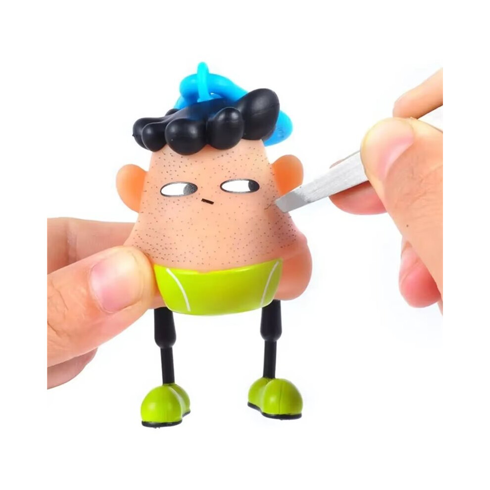 Saudism Stress Relief Toy Blackhead Picking Relaxing Keychain Pendant Fun Stress Busting Jewelry Accessory 2