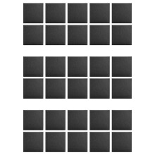 30 Paczek DźWięKoszczelnych Paneli do ŚCian, Samoprzylepne Panele Akustyczne 12X12X0,4 Cala do Studia Nagraniowego, Biura, Domu, B