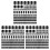 480Pcs Assorted Size Rubber End Caps, Flexible Screw Thread Protector Caps Round Vinyl Bolt Screw Cover Caps in 9 Size 1