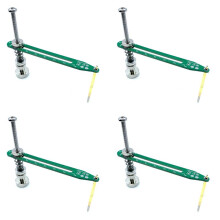 4X Composants Module de Puce IC Support de Carte de Circuit Imprimé Soudage de Production ÉLectronique Support de Circuit de Sonde de Test Fixe