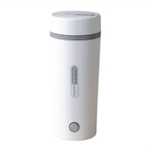 Bouilloire Électrique Chauffante 350 Ml, Protection Contre la Surchauffe, Arrêt Automatique, Idéale pour le Bureau, L'Hôtel et le Camping (Prise