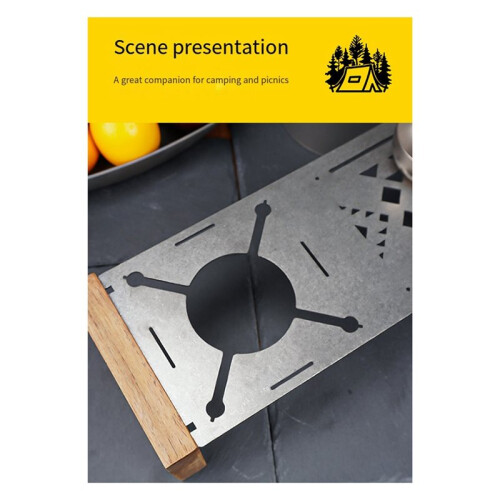Camping Table Board IGT Table Board Spider Stove Table Board for Picnic Camping Table 2