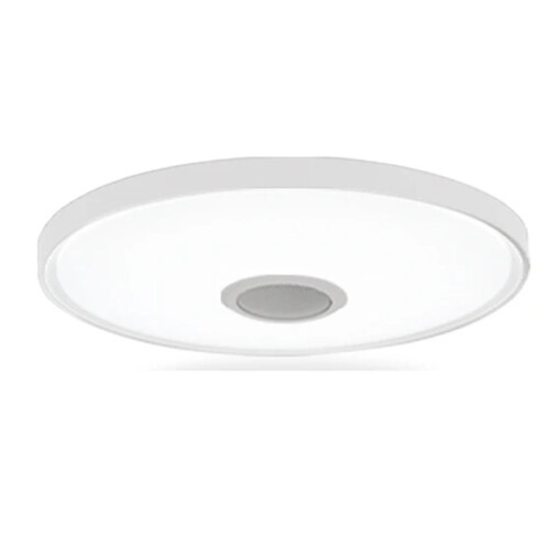 Plafonnier Intelligent LED 45 cm, RGB, Télécommande, Intensité Variable, Éclairage Musical avec Haut-Parleur