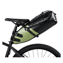 Bike Saddlebag Stabilizer Waterproof 13L Large Capacity More Stable for MTB Road Bike Can Fit Water Bottle Cage C