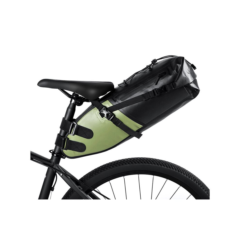 Bike Saddlebag Stabilizer Waterproof 13L Large Capacity More Stable For Mtb Road Bike Can Fit Water Bottle Cage C 6031396568588