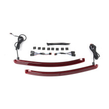 Motorcycle LED Saddle Bag Turn Signal Light for Touring Electra Glide Road Glide CVO ST Limited 2025 2026 Red