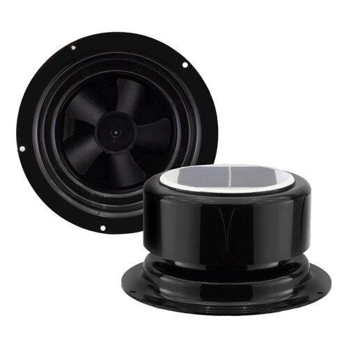 Ventilatore Solare da Soffitto con Ventola per , , , Capannone, Rimorchio