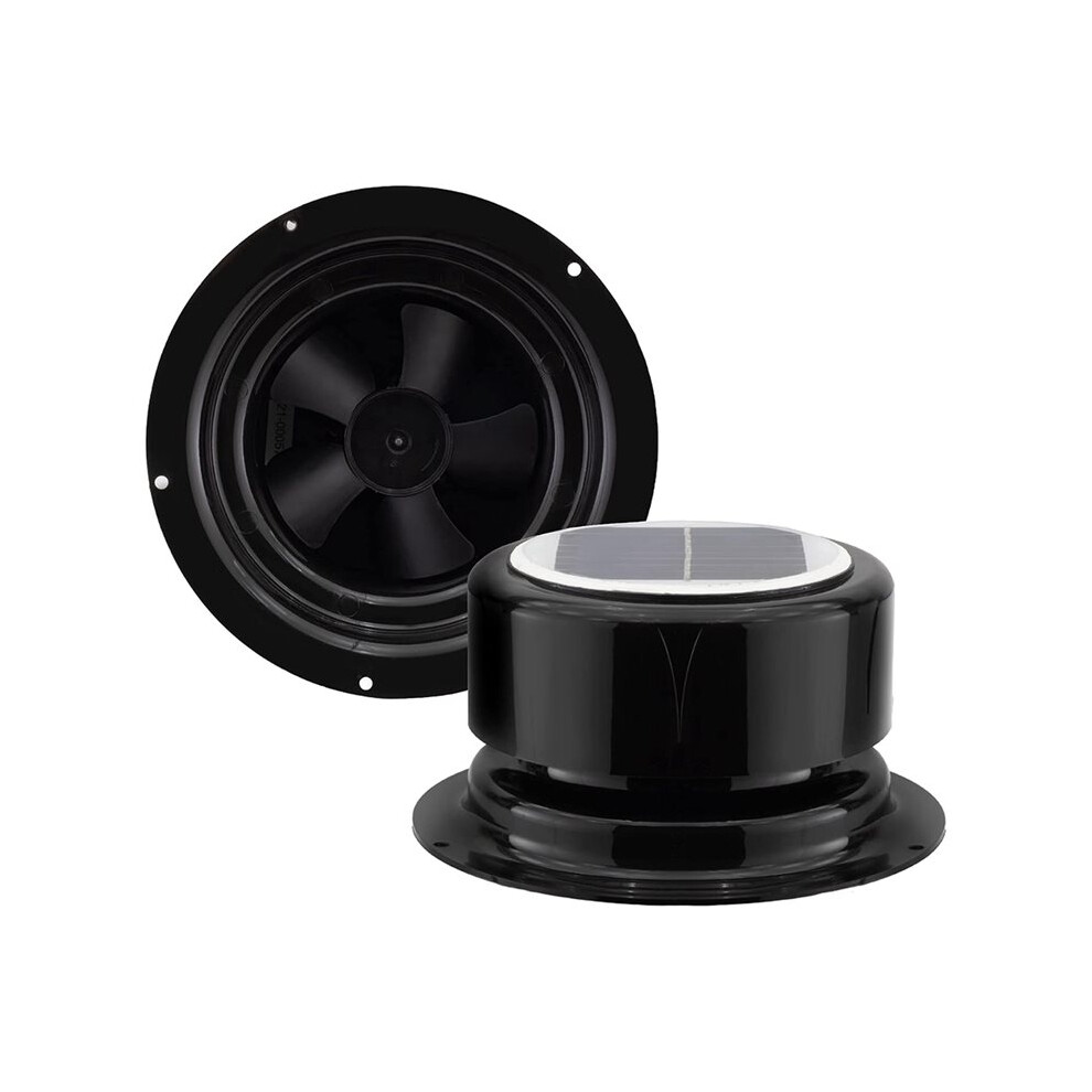 Solar Ventilation Fan Solar Powered Ceiling Vent With Fan For Rv, Marine, Shed, Trailer 6033652678901