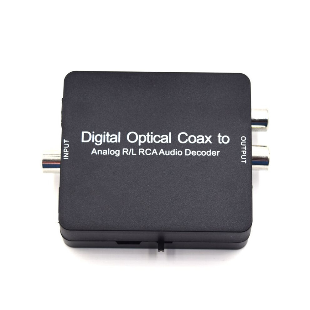 Pcm Dac Digital To Analog Audio Converter Coaxial Optical Toslink To Rca L/R Adapter With 192Khz Spdif Input For Tv Ps5 6032483721275