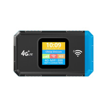 Res-WiFi-Hotspot med SIM-Kortplats 4G 5G WIFI6 Mobil LED-Skärm Stabil Anslutning Stöder 16 Enheter Utomhus Husbil