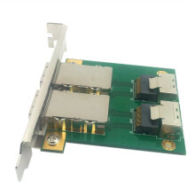 Płyta Adaptera Dual SAS 26p SAS-SFF-8087 do SFF-8088 w Uchwycie PCI SAS36P-26P Karta Macierzy Serwerowej PCI SFF8087-8088