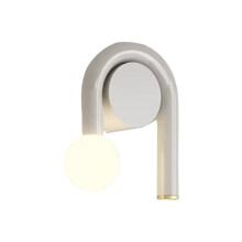 Applique Murale en Forme de U, Lampe Décorative pour Chambre, Salon, Salle à Manger, Bureau, Lumière Chaude A