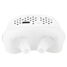 Dispositif Anti-Ronflement Électronique avec Sangle - Faible Niveau Sonore - Vent Puissant - Double Turbine - 3 Vitesses de Ventilation - pour un