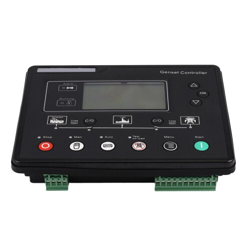 5X 6120U AMF Generator Set Controller LCD Automatic Start Genset Ats Control Box Terminal Charge Panel Alternator 2