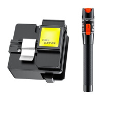 HB-08 Fiber Optic Cutter Cable Cutter with 10MW Red Light Pen Fiber Optic Cable Cutting for Bare Fiber Pigtail Jumper