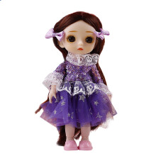 Movable Joint 13 Joints 17 cm Fashion Dress BJD Doll DIY Accessories Hot Toy Girl Gift House Princess Doll B