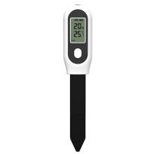 Tuya Zigbee Bodemvochtigheidssensor 3-in-1: Vochtigheids-, Temperatuur- en Zonlichtmeter met Scherm-/App-Bediening voor Planten, Potten en Tuin