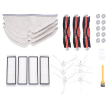 Kit D'Accessoires de PièCes de Rechange 30 PièCes pour S5 S6 E20 E25 E35 S50 pour Aspirateur Robotique Mi Mijia