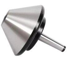 5'' MT2 Bull Nose Live Center for Lathe, Silver Umbrella , 120mm Machine Milling Tool