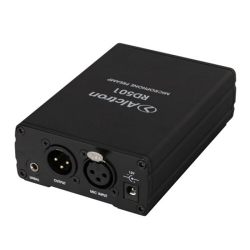 Alctron RD501 Single Channel Mic Amplifier Preamp Desktop Microphone Multifunction Professional for Studio Recording