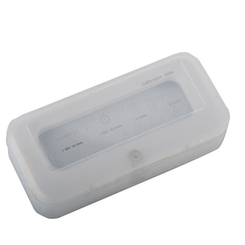 5pcs 0.01mm Microscope Slides Reticle Calibration Slide Ruler  Microscope Calibration Ruler Stage Micrometer 1